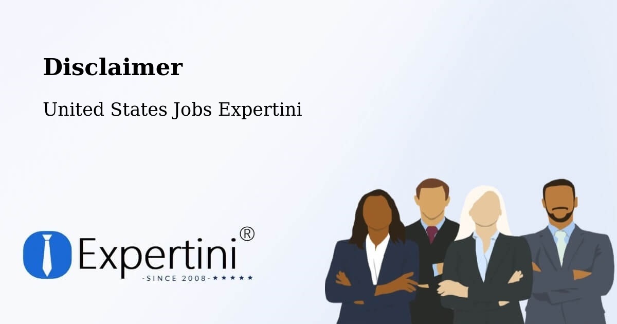 Disclaimer – Aledo - United States Jobs Expertini